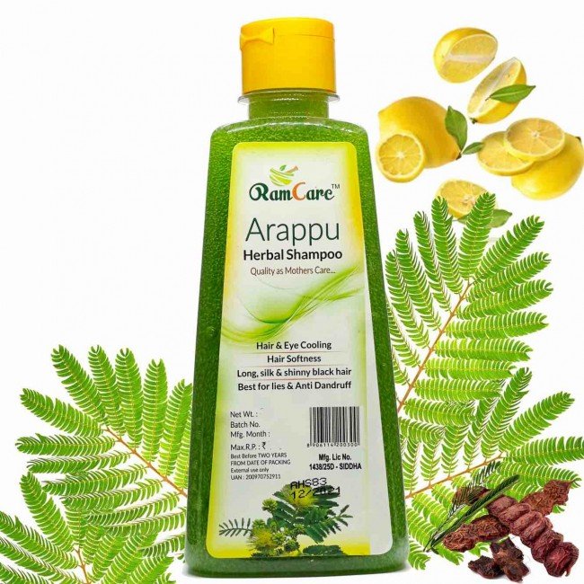 Ramcare Arappu Herbal Shampoo -ராம்கேர் அரப்பு மூலிகை ஷாம்பு 120ml
